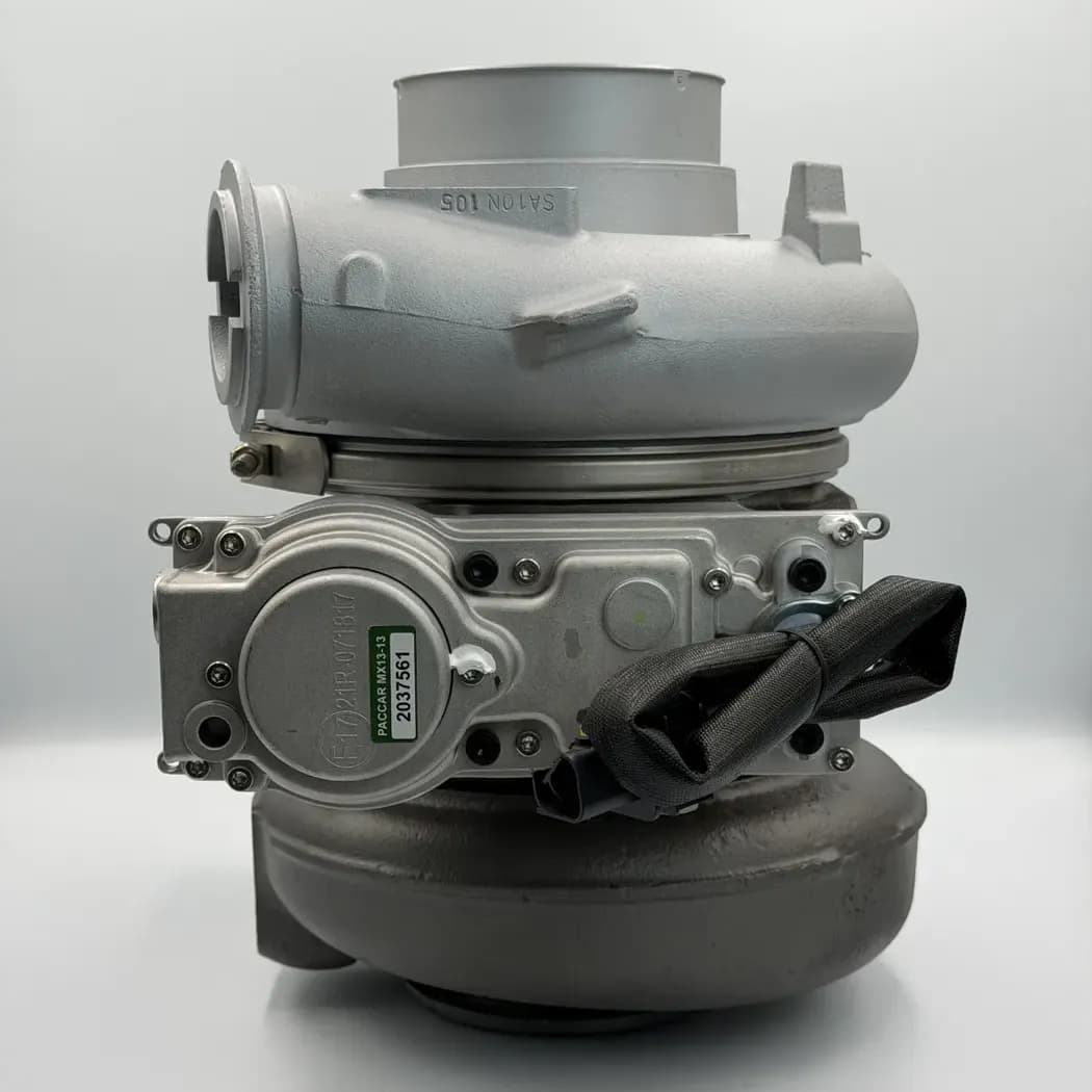 Remanufactured 2134455 PACCAR MX-13 EPA13 Holset HE500VG Turbocharger with HOLSET OEM VGT Actuator, photo 5