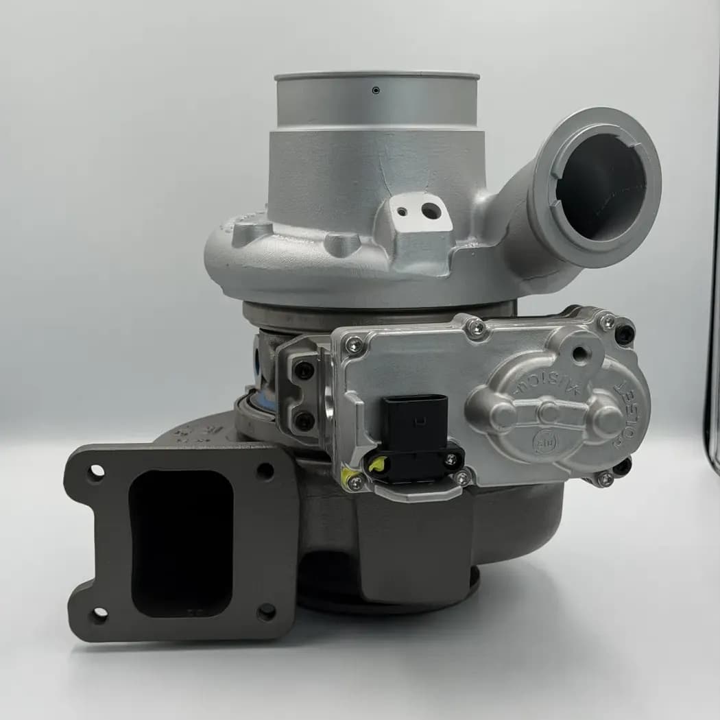 Remanufactured 5640252 PACCAR MX-13 EPA21 Holset HE400VG Turbocharger with HOLSET OEM VGT Actuator, photo 2